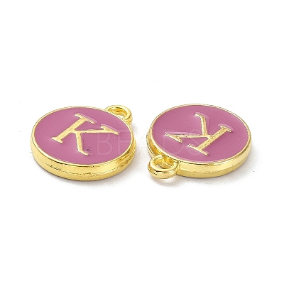 Golden Plated Alloy Enamel Charms ENAM-XCP0001-13K-1