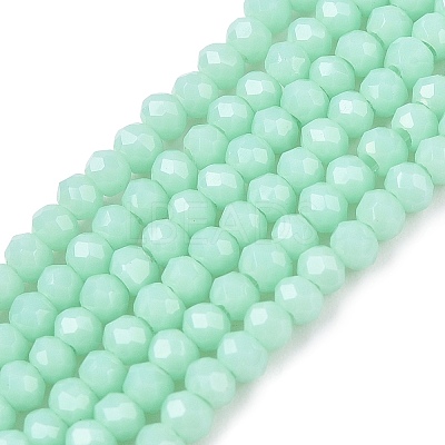 Opaque Solid Color Imitation Jade Glass Beads Strands LS-EGLA-A044-P1mm-D14-1