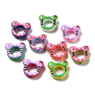 Baking Paint Acrylic Beads MACR-M036-05-1