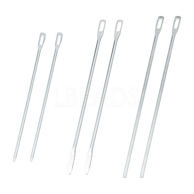 6Pcs 3 Styles Nickel Galvanizing Quick & Easy Drawstring Threader Tool TOOL-DC0001-09-1