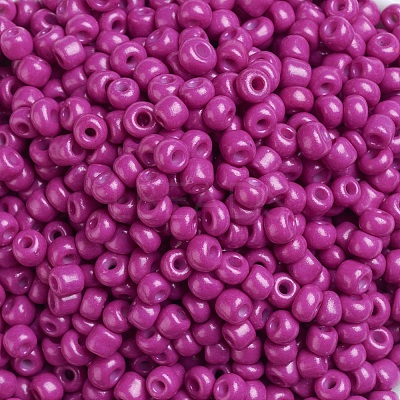 Baking Paint Glass Seed Beads SEED-S003-K21-1