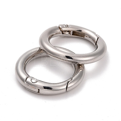 Alloy Spring Gate Rings PALLOY-M015-01P-1