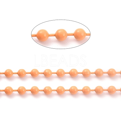 Handmade Brass Ball Chains KK-J276-16A-P19-1
