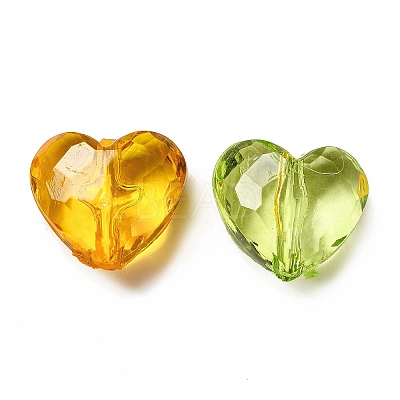 Transparent Acrylic Beads X-MACR-C014-01A-1