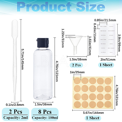 PET Flip Top Cap Bottle AJEW-GF009-91C-1