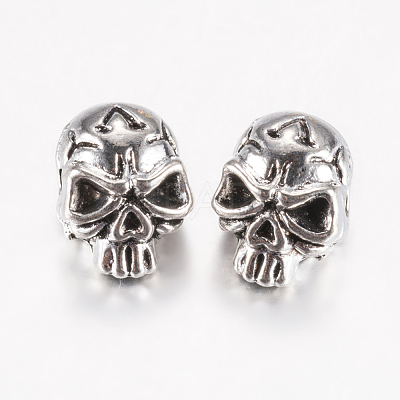 Tibetan Style Alloy Beads PALLOY-F200-11AS-1