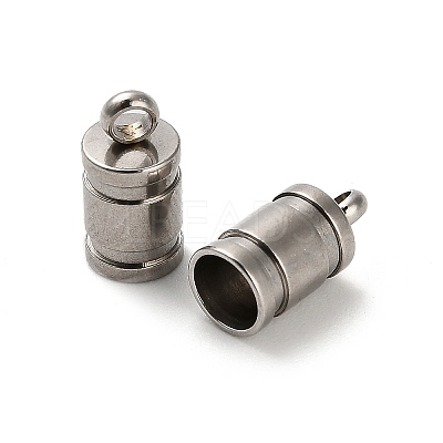201 Stainless Steel Cord Ends LS-STAS-S167-01D-P-1