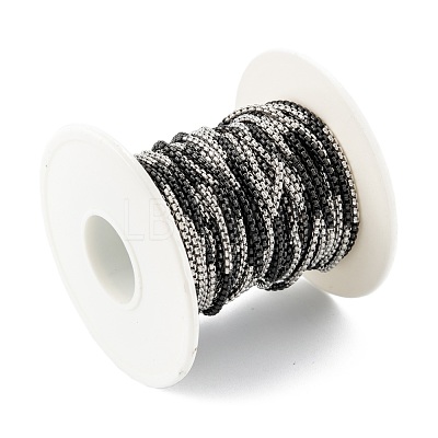 Ion Plating(IP) 304 Stainless Steel Box Chains STAS-B001-27A-B-1