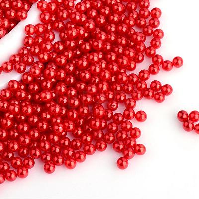 Imitation Pearl Acrylic Beads OACR-S011-2mm-Z1-1