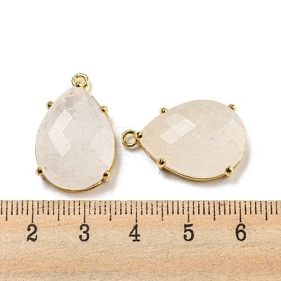 Natural Quartz Crystal Pendants G-M431-10G-01-1
