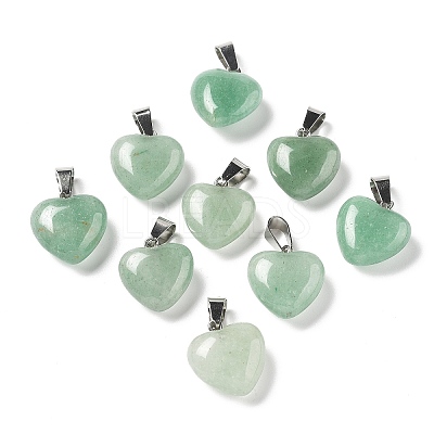 Natural Green Aventurine Pendants G-I311-A06-1