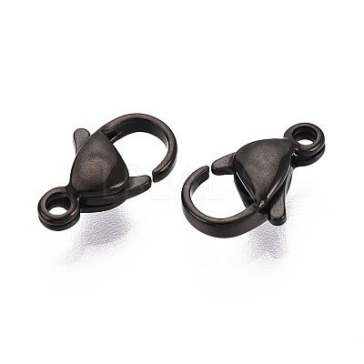 304 Stainless Steel Lobster Claw Clasps STAS-T065-12mm-34B-1