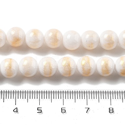 Natural Mashan Jade Beads Strands G-A255-A01-01H-1