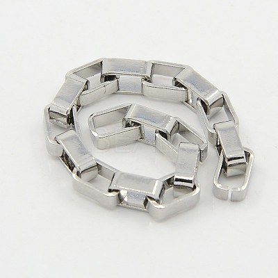 Tarnish Resistant 304 Stainless Steel Venetian Chains CHS-K001-01-4mm-1