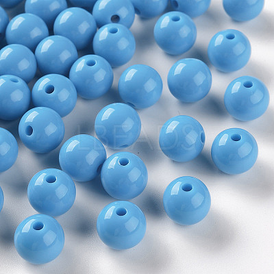 Opaque Acrylic Beads MACR-S370-C12mm-8-1