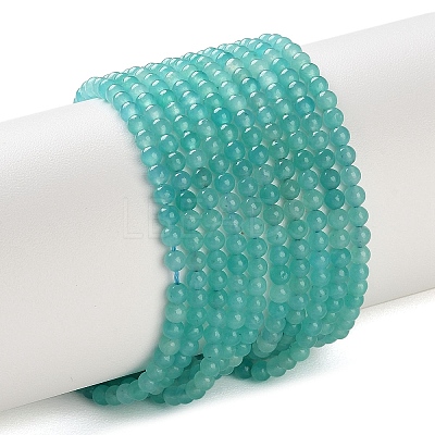 Natural Amazonite Beads Strands G-Z150-B01-3mm-1