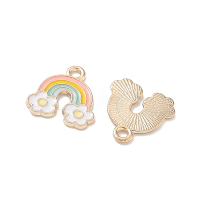 Easter Alloy Enamel Pendants ENAM-I055-01KCG-02-1