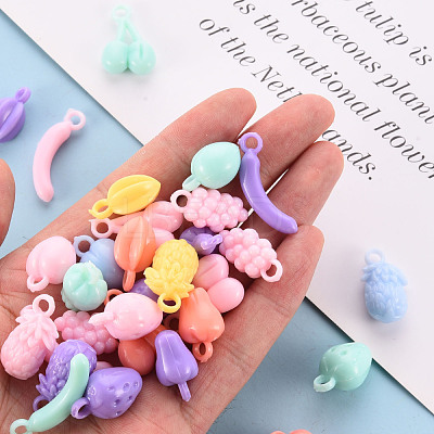 Opaque Acrylic Beads TACR-S154-45D-1