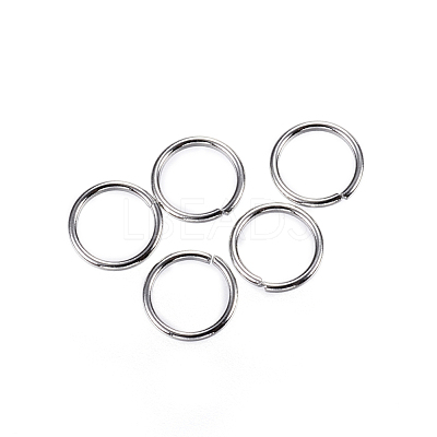 Tarnish Resistant 304 Stainless Steel Open Jump Rings A-STAS-D448-096P-6mm-1