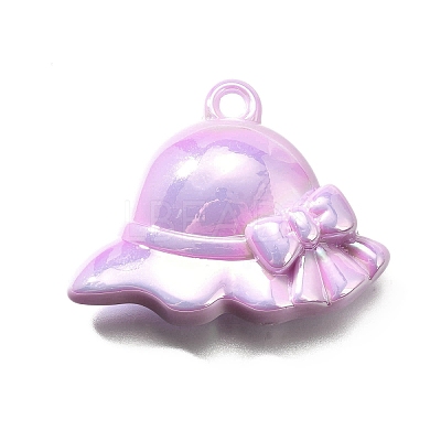 UV Plating Acrylic Pendants OACR-S043-09B-1