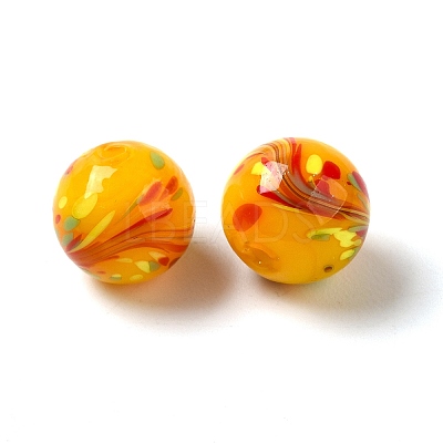 Handmade Lampwork Beads LAMP-P063-01G-1