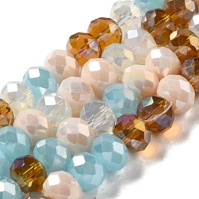 Glass Beads Strands EGLA-A034-M10mm-56-1