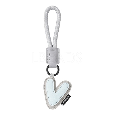 PU Leather Letter Pendant Decoration HJEW-YWC0002-001V-1