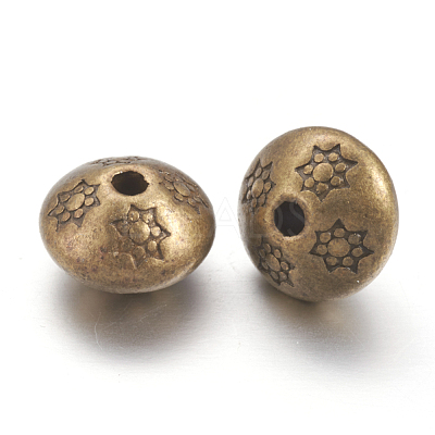 Tibetan Style Spacer Beads TIBEB-A101657-AB-FF-1