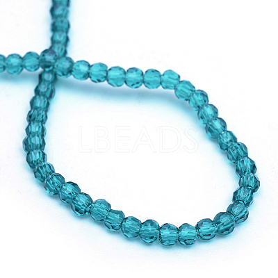 Transparent Glass Bead Strands LS-GLAA-R166-6mm-01C-1