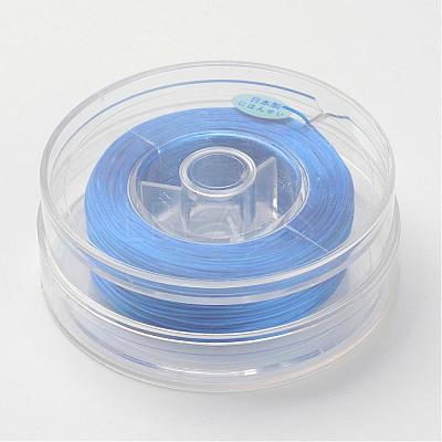 Japanese Eco-Friendly Dyed Flat Elastic Crystal String EW-F005-0.6mm-05-1