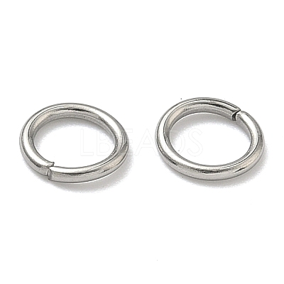Tarnish Resistant 304 Stainless Steel Open Jump Rings STAS-Q186-02-7x1mm-1