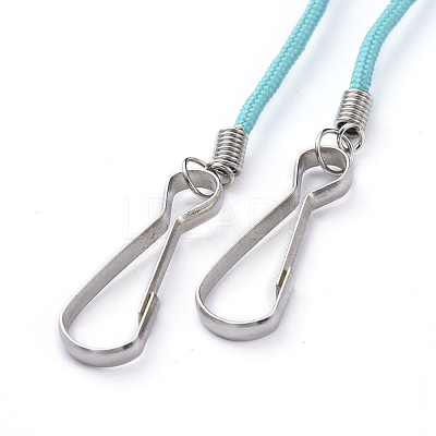 Polyester & Spandex Cord Ropes Eyeglasses Chains AJEW-EH00058-01-1
