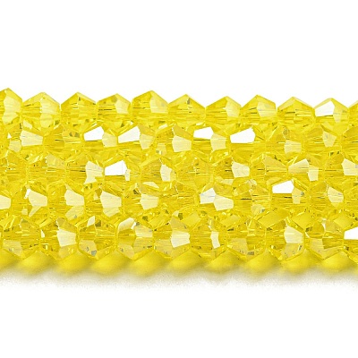 Transparent Electroplate Glass Beads Strands EGLA-A039-T3mm-A21-1