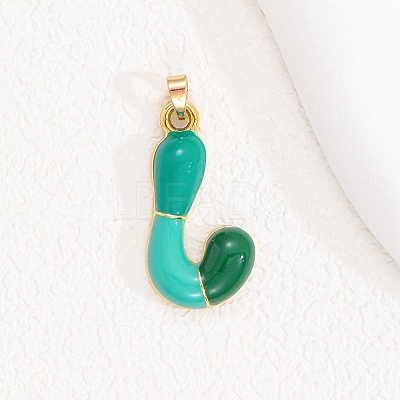 Alloy Enamel Pendants ENAM-S023-01G-J-1