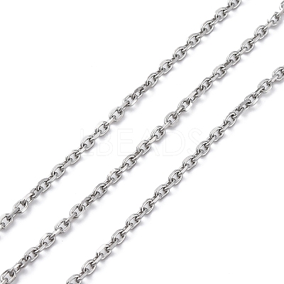 304 Stainless Steel Cable Chains CHS-M009-12P-06-1