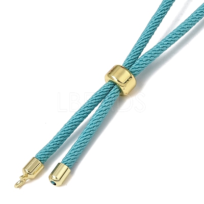 3MM Adjustable Round Nylon Braided Cord Bracelet Making FB-CBAA152-04G-38-1