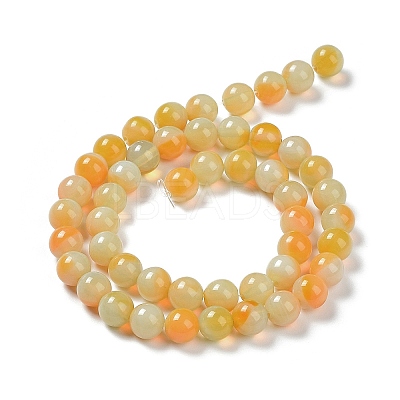 Glass Round Beads Strands GLAA-M044-01A-1