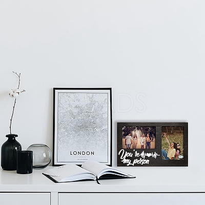MDF Double Photo Frames AJEW-WH0424-006-1