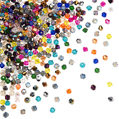AHADERMAKER® 20 Strands 20 Colors Glass Beads Strands EGLA-GA0001-05-1