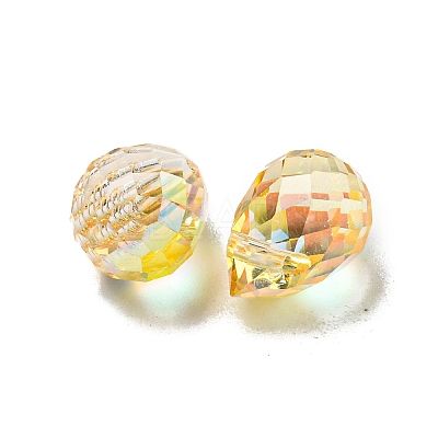 Electroplate Glass Beads EGLA-A041-02-HP02-1