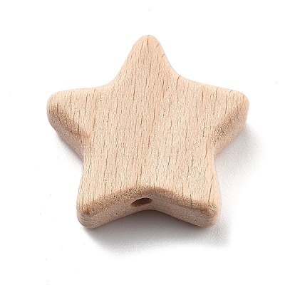 Natural Beech Wooden Baby Teething Toys WOOD-D275-01E-1