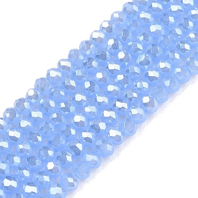 Electroplate Glass Beads Strands EGLA-A044-J2mm-A03-1