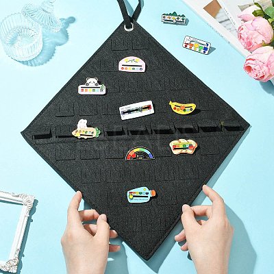 3Pcs 3 Styles Wall Mounted Brooch Jewelry Display Rolls ODIS-CJ0001-03-1