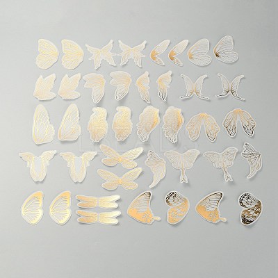 40Pcs 20 Styles Sulfuric Acid Paper Gilded Stickers STIC-WH0004-01C-1