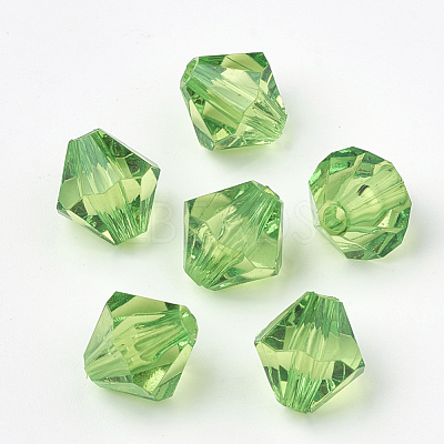 Transparent Acrylic Beads TACR-S146-6mm-13-1