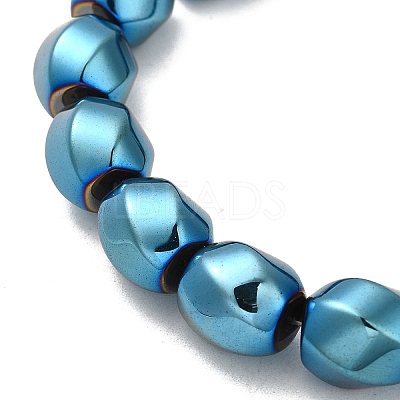 Electroplated Non-Magnetic Synthetic Hematite Beads Strands G-P518-05F-1