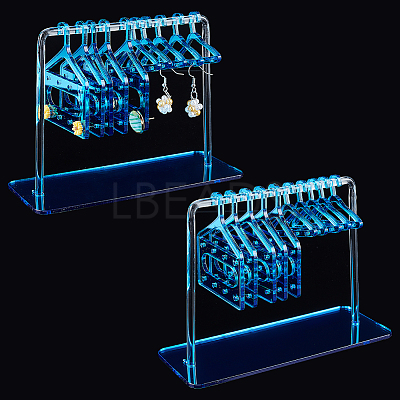 2 Sets Acrylic Earring Display Hanger Rack EDIS-PH0001-42B-1