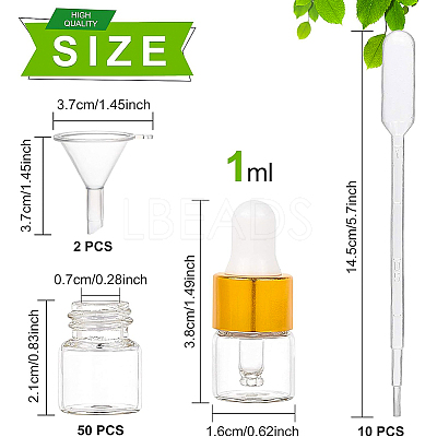 Empty Glass Dropper Bottles MRMJ-BC0002-04-1