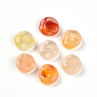 Transparent Acrylic Beads TACR-T028-41E-1