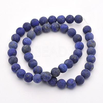 Natural Lapis Lazuli Round Beads Strands X-G-D660-6mm-1